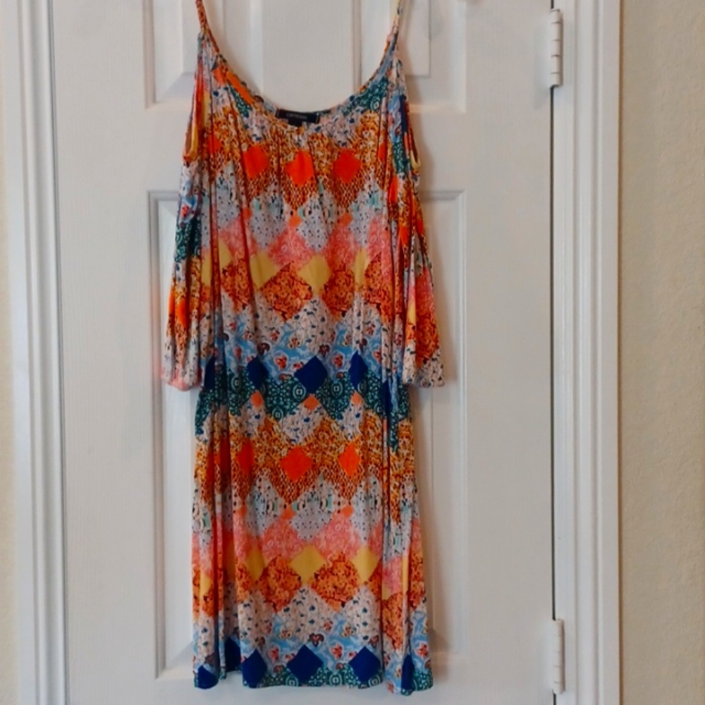 *Open Shoulder Rayon Dress Large Junior